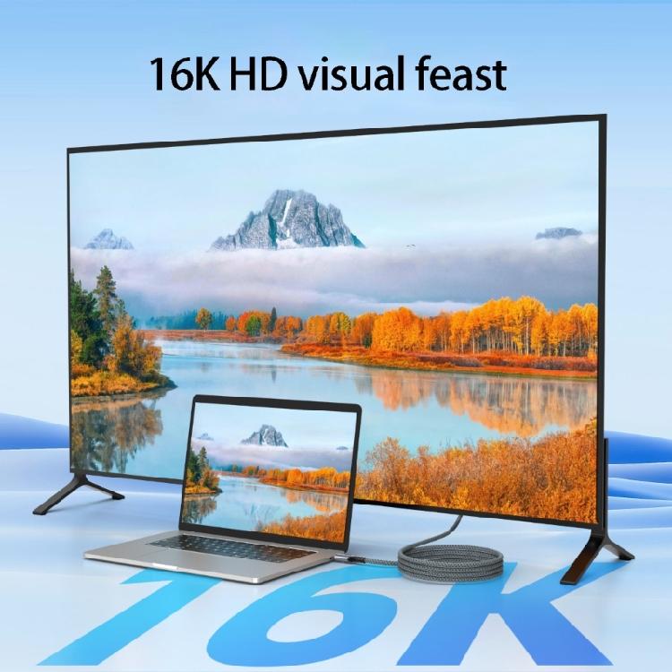 Кабель USB 5.0 Type C на Type C Обеспечивает зеркалирование экрана 16K60Hz Быстрая передача данных 80 Гбит/с Провод для быстрой зарядки 240 Вт