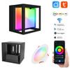 Tuya WIFI светодиодный настенный светильник Spot Light IP65 водонепроницаемый APP RGB затемнение двойной абажур алюминиевый акриловый садовый крыльцо бра светильник