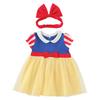 Chuckle Baby Snow White Baby Short Halloween Dress, Sleeves, Headband, Costume, 80cm, P2290-80-21