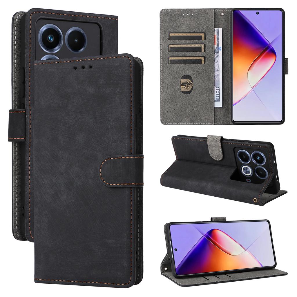 For Infinix Note 40 X6853 Case RFID Blocking Wallet PU Leather Stand Phone Cover