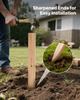 VEVOR Wooden Garden Stakes, 25 Pcs 12.7×38.1×914.4 mm Survey Grading Stakes, Garden Ground Stake with Sharp Point, Fir Wood Plant Support Stake