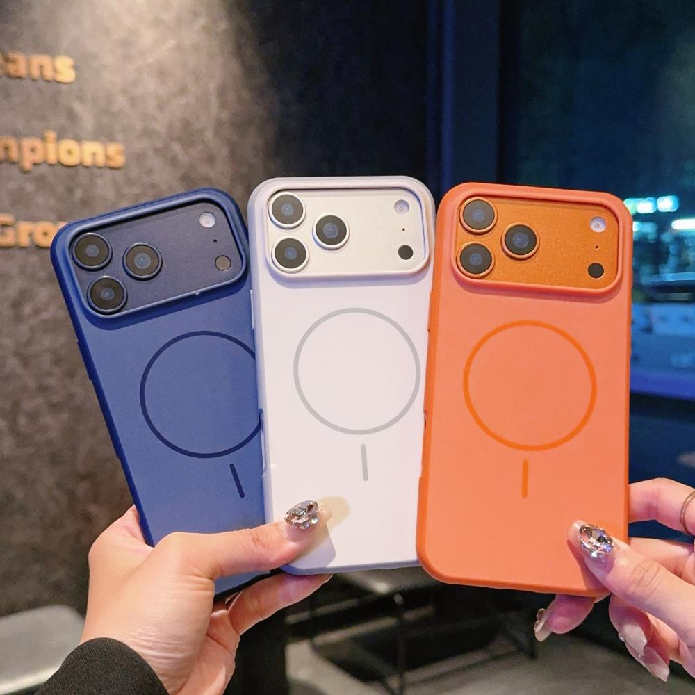 Матовый чехол из жидкого силикона с магнитом для Magsafe, мягкий чехол для iPhone 17 15 16 14 13 12 11 Pro Max, официальная крышка для беспроводной зарядки