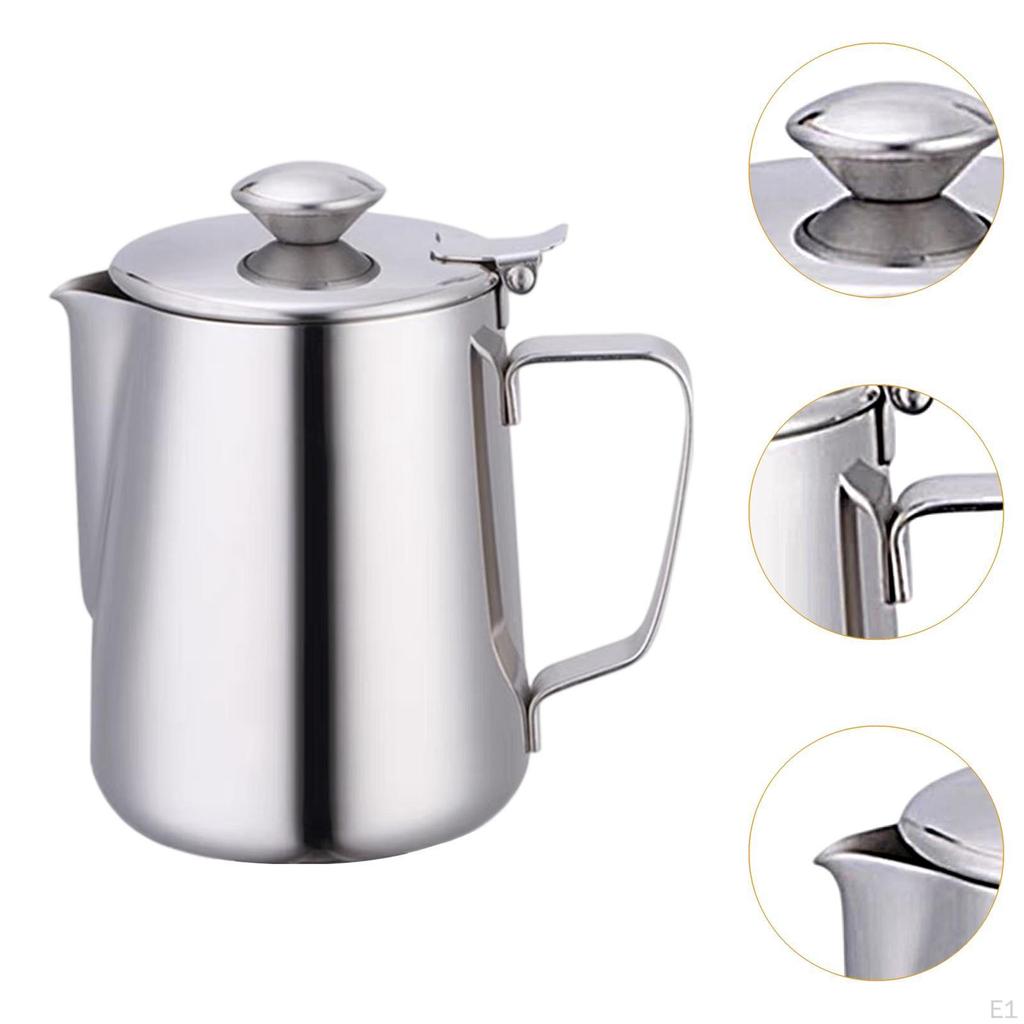 Milk Frothing Pitcher Barista Tool Espresso Machine Accessory Steaming for Home