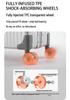 20-дюймовый чемодан из алюминиево-магниевого сплава с кожаной ручкой - Дизайн на гелевых колесах