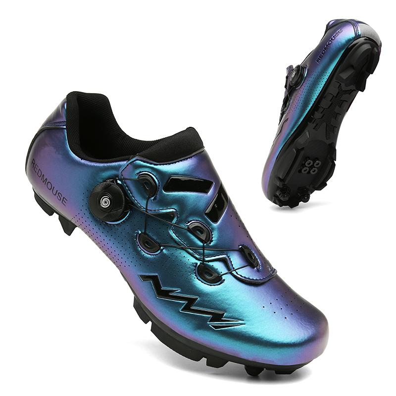 2024 Велообувь Велокроссовки Шипы Нескользящие Мужские Туфли для Горного Велоспорта Велосипедная Обувь Дорожная Обувь Обувь для Скорости