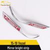 Vezel Rearview Mirror Trim for 15-19 Models: Decorative Bright Strip Accessory