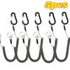 Retractable Coiled Safety Lanyard with Aluminum Hook Quick Release Buckle  Anti-loss Tool Lanyard for Fishing Kayaking Outdoor