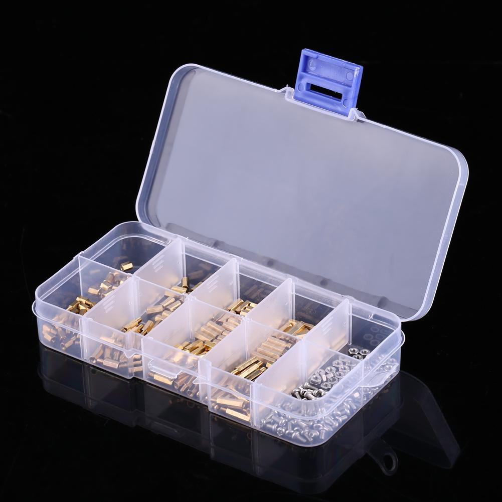 M2 Hex Column Male Female Standoff Screw Nuts Kit (Set C)