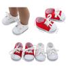 Doll Canvas Shoes Sneakers Shoes For 43Cm Baby Doll 18 Inch Girl Dolls