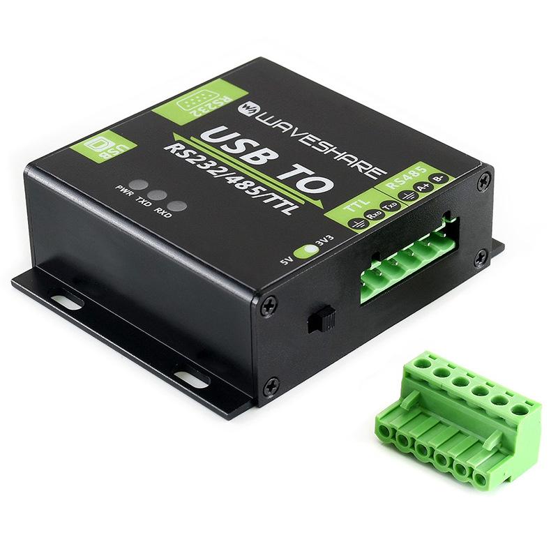 Промышленный USB-преобразователь в RS232/RS485/TTL UART с двунаправленной изоляцией