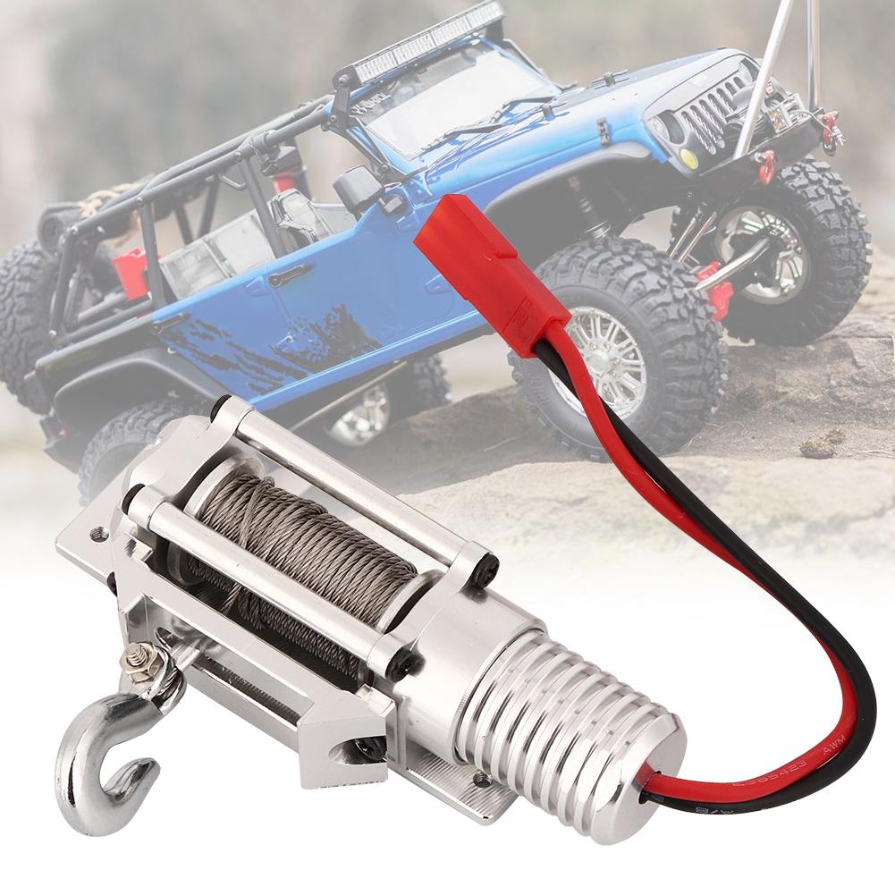 Full CNC Metal RC Winch Spare Upgrade Parts Accessories for 1Celsius10 SCX10 Crawler D90