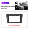 Для VW Volkswagen GOLF 6 2010-2013 9" Левый/Правый руль Автомобильная Мультимедийная Радио Рамка Панель Декоративная Панель Крепежный Кронштейн Панели Приборов Адаптер Декодер