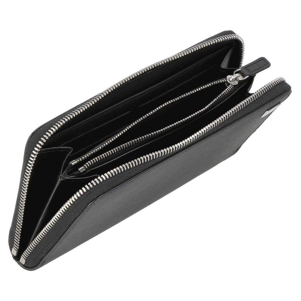 Длинный кошелек 23F2P15PS001R Черный [Dunhill] (Круглая молния) Мужской [Товар]
