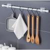 2/4/10 Pcs Non Perforated Self Adhesive Curtain Rod Hooks, Curtain Rod Clip Fixer, No Drill Stick on Hooks for Home