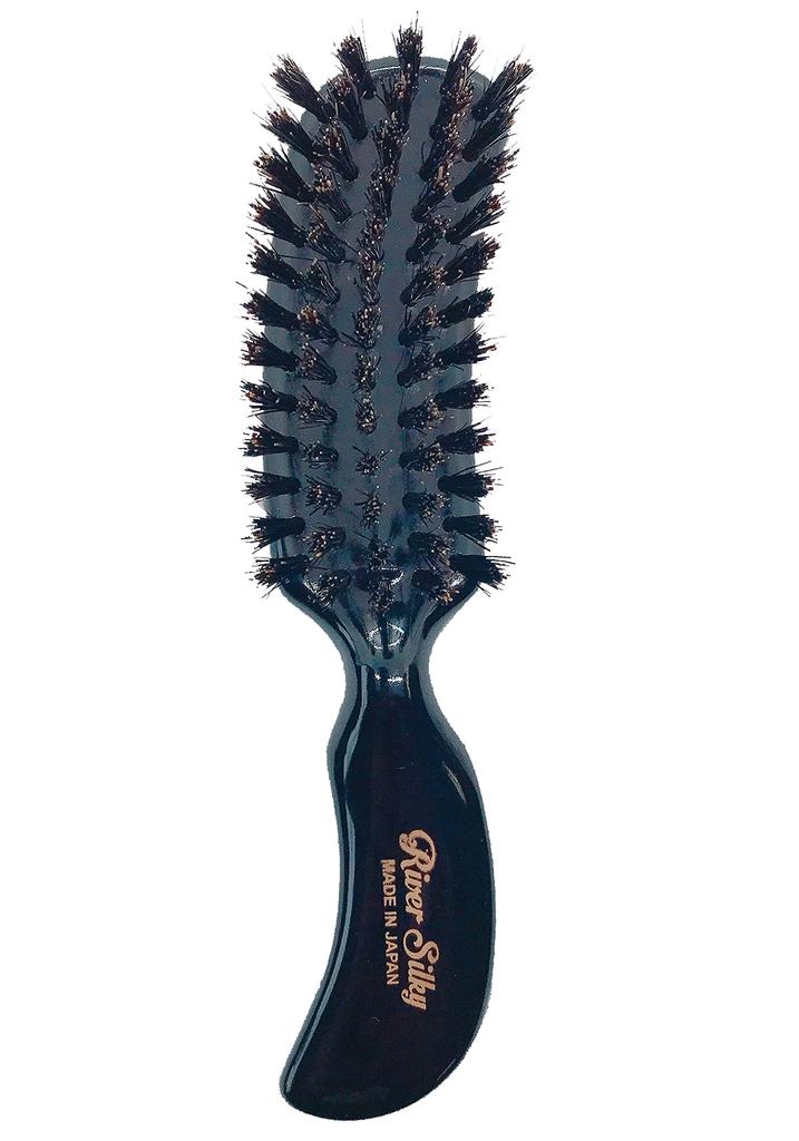 Компания Kinugawa Hair Boar Boar Увеличивает Уменьшает Статику Натуральная кожа Низкая посадка 630 Щетка, Щетина, Щетина, Блеск, Электричество, Волосы, Кожа головы, Умеренный,