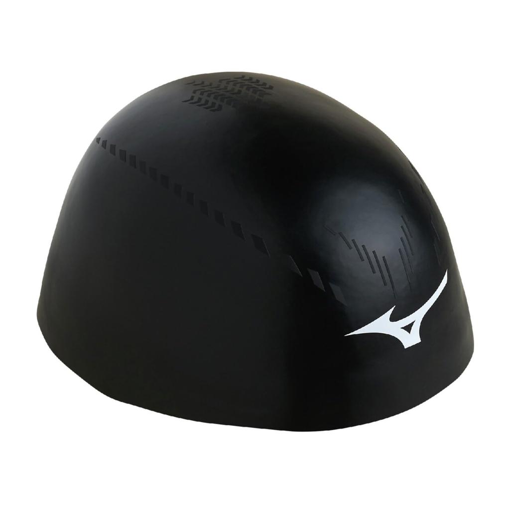 Mizuno Плавательный Силиконовый Унисекс RC PLUS N2JWA500 Бесплатно (Мизуно) Кепка, Кепка, (Закрывает уши) GX SONIC 09 Черный, Размер