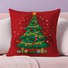 C-Christmas tree Pillow Case null