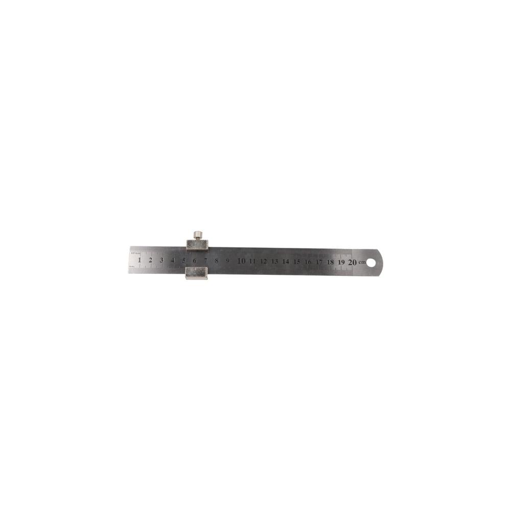 Adjustable Steel Ruler Positioning Block Square Marking Gauge Brass Angle Scriber Line  Home