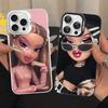 Cute Bratz Doll Phone Case For IPhone 16 15 14 13 12 11 Pro Max X XR XSMAX 8 7 Plus Matte Shockproof Back Cover