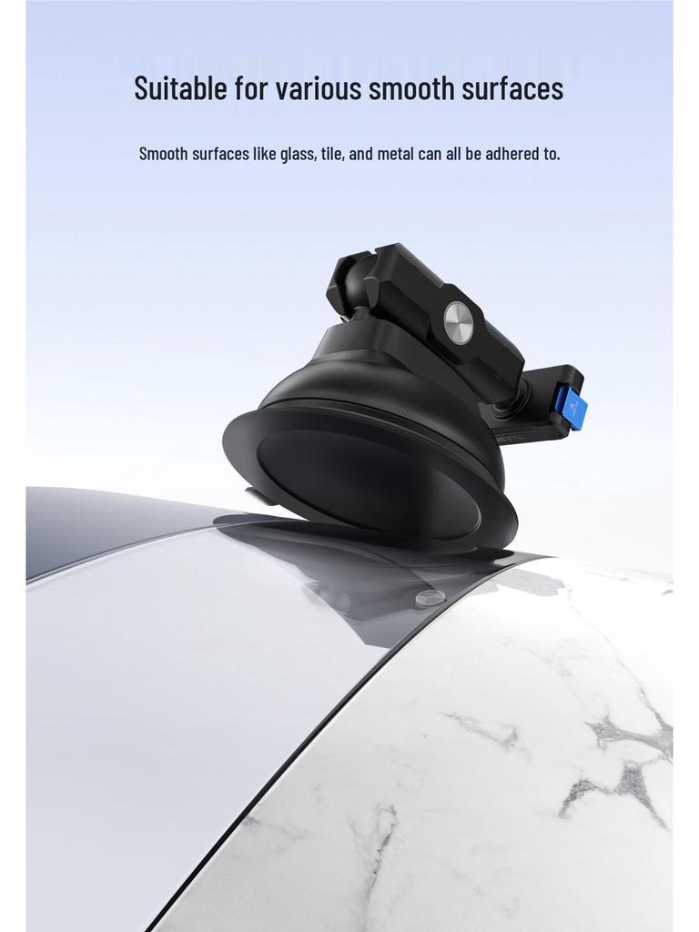 DJI Action 5 Pro/4 Suction Cup Mount for Osmo 360 Camera - Car Glass Fixed Mount