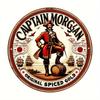 Captain Morgan Original Spice Gold Outdoor Wall Decor - 8x8 Inch Aluminum Artwork