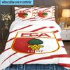 3PCS Augs-burg Crest Bedding set,Ideal for1pc Duvet Cover And 2pcs Pillowcases Perfect for Christmas gift,Ideal for Bedroom, Dormitory