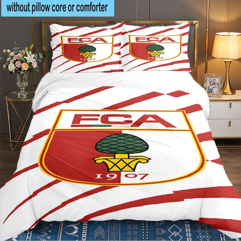 3PCS Augs-burg Crest Bedding set,Ideal for1pc Duvet Cover And 2pcs Pillowcases Perfect for Christmas gift,Ideal for Bedroom, Dormitory