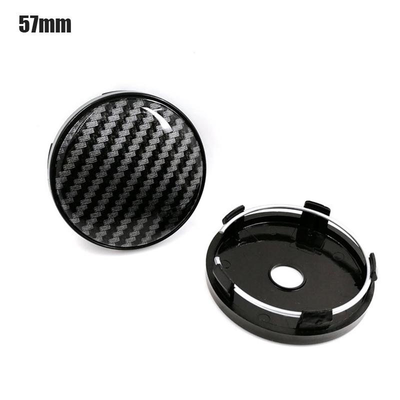 Углеродный черный 57 мм 58 мм автомобильные колпаки ступицы колеса авто обод пыленепроницаемая крышка эмблема