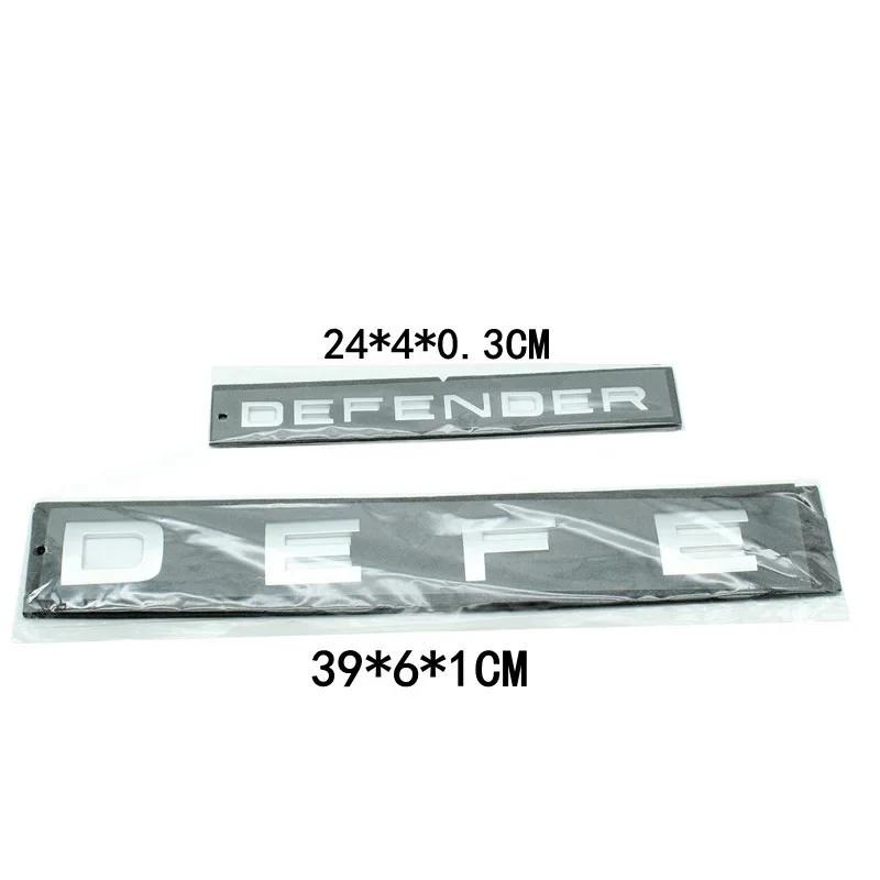 DEFENDER Letters Sticker Decal Car Trunk Badge Front Hood Bonnet Emblem For Defender Auto Accessories