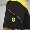 Puma Шорты Scuderia Ferrari Race, однотонные, тренировочные, прямые, со средней посадкой, на шнурке, повседневные, мужские, черные 623799-01