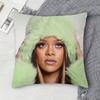 RRihanna Doublesided Printed Square Decorative Cushion Cover for Sofa Living Room Home Decor