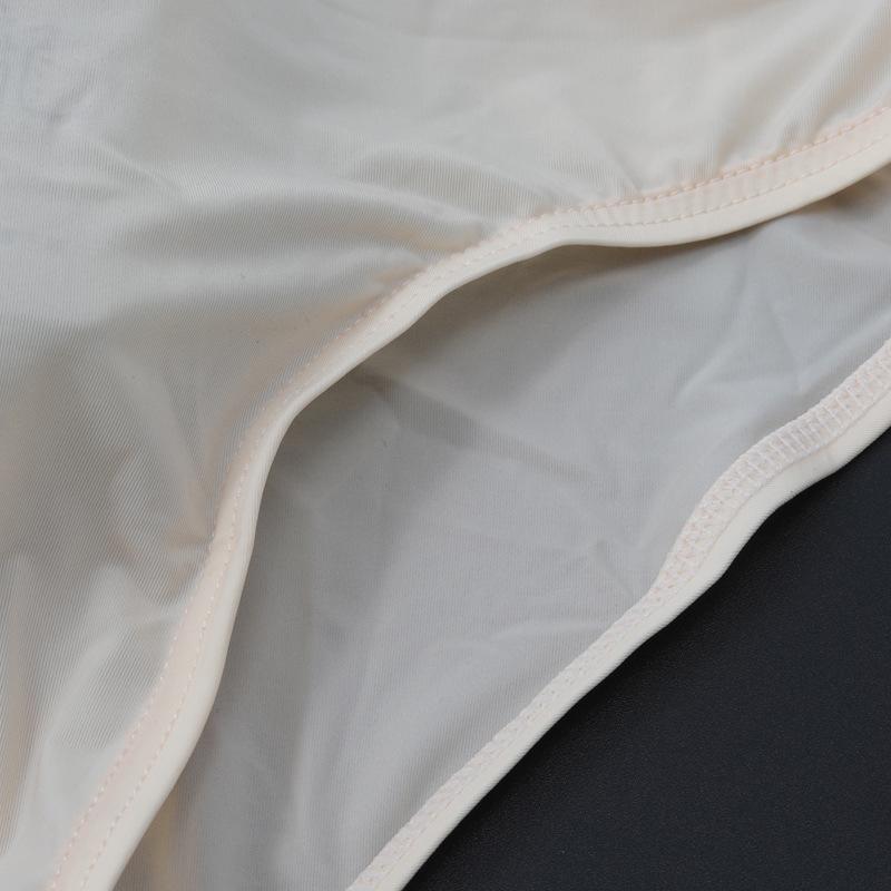 Сексуальные трусы-боксеры из ледяного шелка, шелковистое мужское нижнее белье, однотонное M-4XL, быстросохнущее, 10 цветов