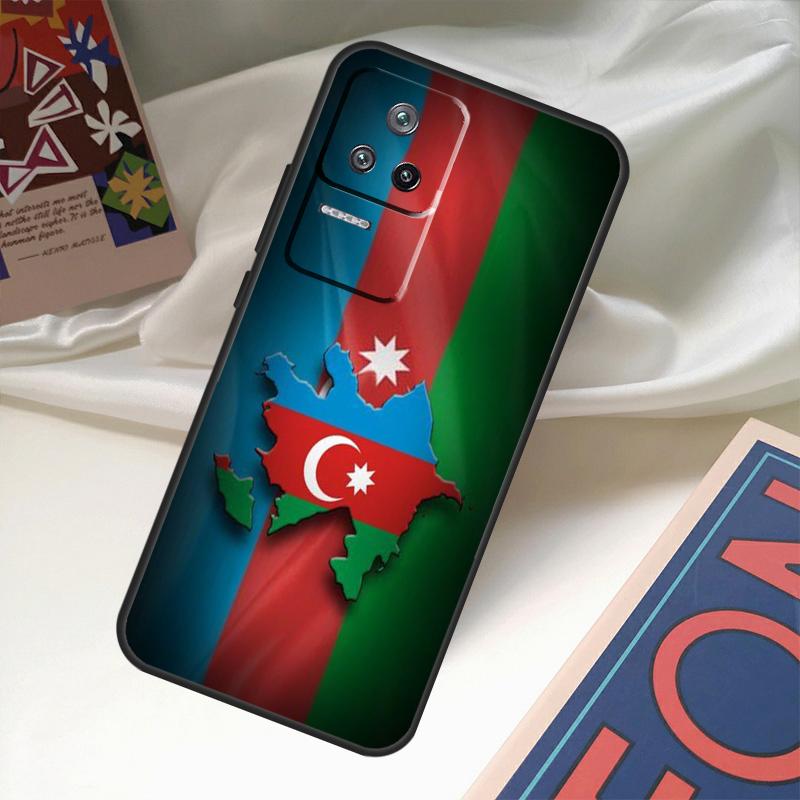 Azerbaijan Flag Case For POCO X6 Pro X3 X5 F3 F5 M5s M6 Pro Xiaomi 14 Ultra 11T 12T 13T Pro 12 13 Lite Cover