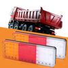 Akozon 12V Rear Tail Brake Reverse Waterproof Tail Light Indicator Lamp for Boat 2-Piece 75-LED Truck, Trailer,