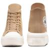 Converse Chuck Taylor All Star Move Platform High Colorful Suede - женские кроссовки цвета кофе и рома Tan Egret Black A11145C