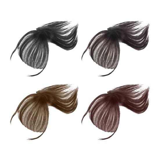 Женская челка на клипсе, естественная тонкая французская челка, наращивание волос на лбу из высокотемпературного волокна, черный, коричневый, изогнутая воздушная челка, парик с бахромой, шиньоны