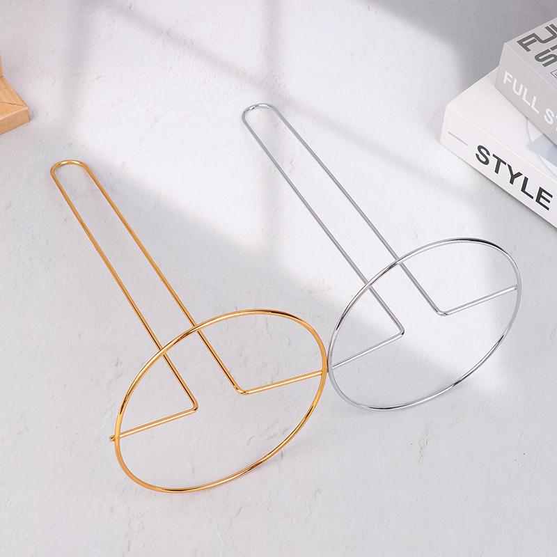 1Pc Iron Kitchen Roll Paper Towel Holder Bathroom Paper Towel Holder Dining Table Vertical Napkin Holder Kitchen Storage Rack