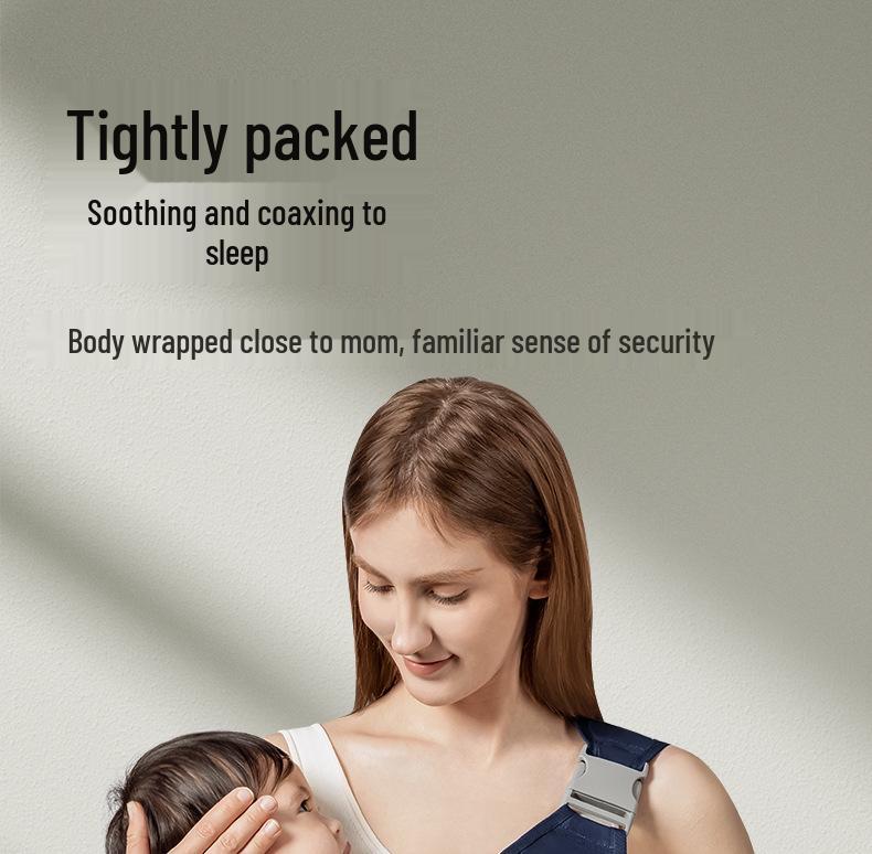 Слинг-переноска для новорожденных с поясным стульчиком, без рук