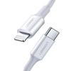Кабель UGREEN MFi-сертифицированный Type-C на Lightning для быстрой зарядки