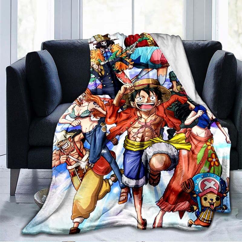Аниме цельное фланелевое одеяло с 3D принтом, пододеяльник для дивана, дорожное детское постельное белье, плюшевое фланелевое одеяло