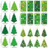 Cartoon Christmas Tree Theme DIY Card Stickers, Christmas Tree Decoration Christmas Gifts