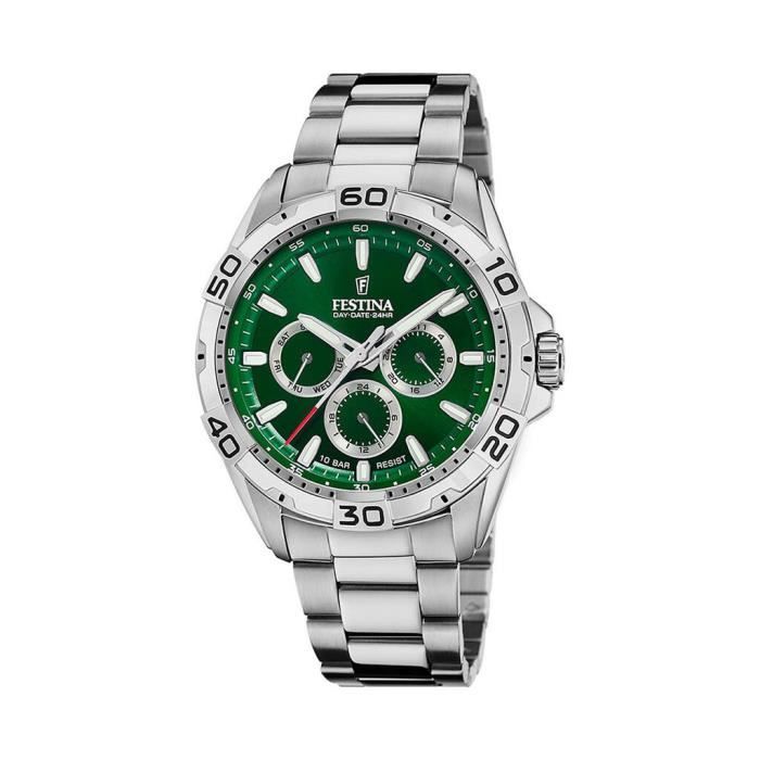 Watch - Festina - F20623/3 - Silver - Green - Multifunction