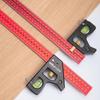 Movable Level Gauge Adjustable Levelling Instrument Professional Square Ruler  Woodworking