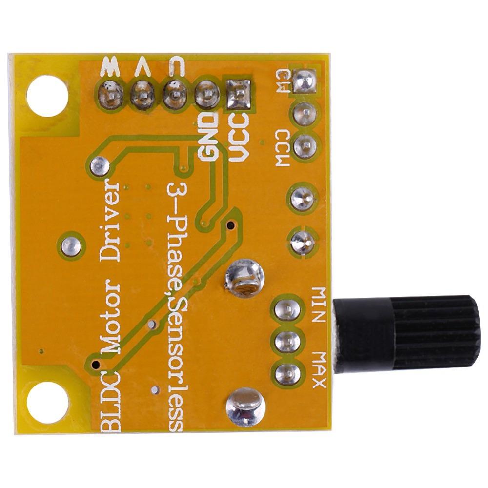 3-Phase Brushless Motor Driver 15W Sensorless Motor Controller For DIY Projects