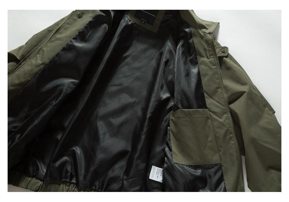 ORIGTEEN Unisex Retro Bomber Lapel Jacket - Spring/Autumn Style