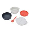 Prevent Burns Handle Microwave Steaming Container  Home Cooking