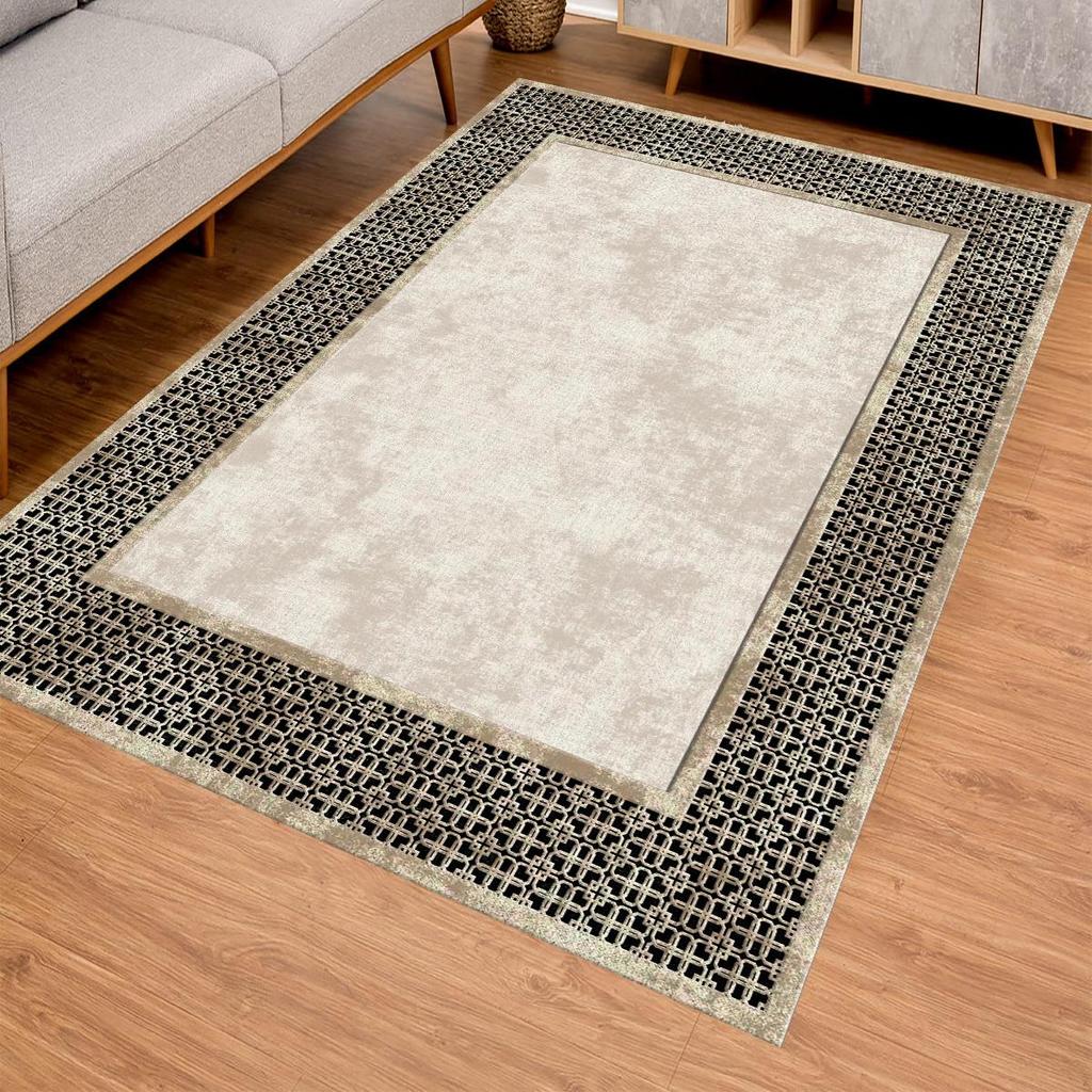 Epeddler Home Modern Cream Wall Floor Цифровая печать Нескользящая точечная основа Новое поколение гостиной, кухни, коридора Ковер и бегунок