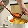 1 шт. Таиландский тик Кулинарная ложка Натуральное деревянное Кухонная посуда Инструмент Половник Лопатка Дуршлаг для риса Скиммер для супа Совок Посуда