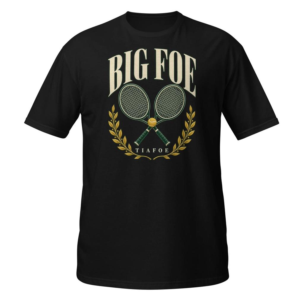 Big Foe T-Shirt Frances Tiafoe Crossed Rackets Classic Tennis Fan Tee