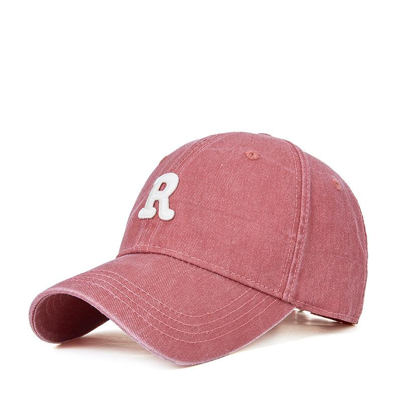 New Retro Old-washed Letters Embroidered Baseball Cap Men and Women with Duck Tongue Hats